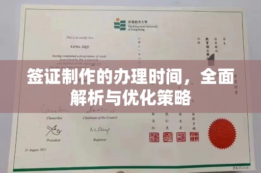 下陆签证制作的办理时间，全面解析与优化策略