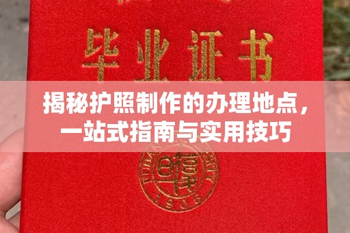 下陆揭秘护照制作的办理地点，一站式指南与实用技巧