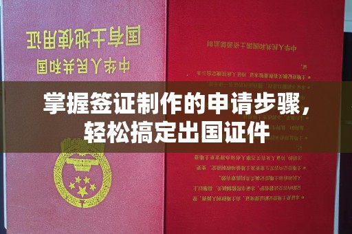 下陆掌握签证制作的申请步骤，轻松搞定出国证件