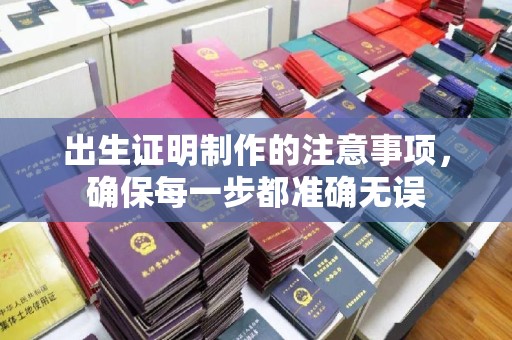 下陆出生证明制作的注意事项，确保每一步都准确无误