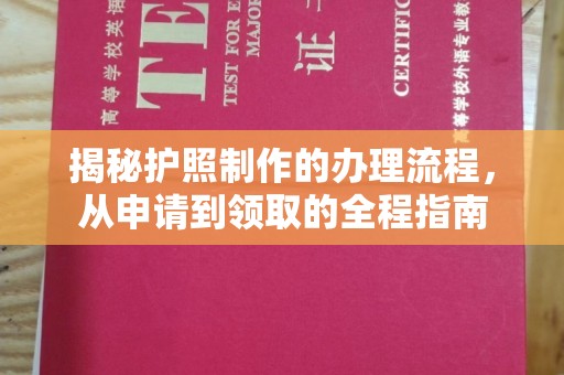 下陆揭秘护照制作的办理流程，从申请到领取的全程指南