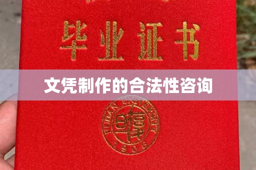 下陆文凭制作的合法性咨询