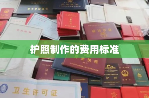 下陆护照制作的费用标准