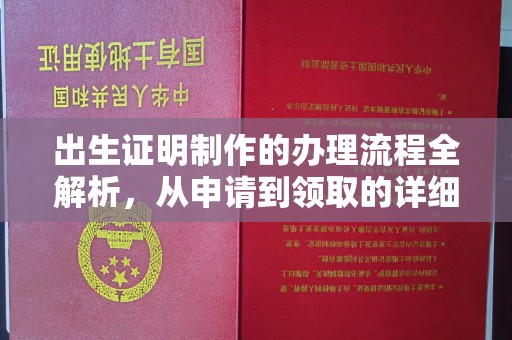 下陆出生证明制作的办理流程全解析，从申请到领取的详细指南
